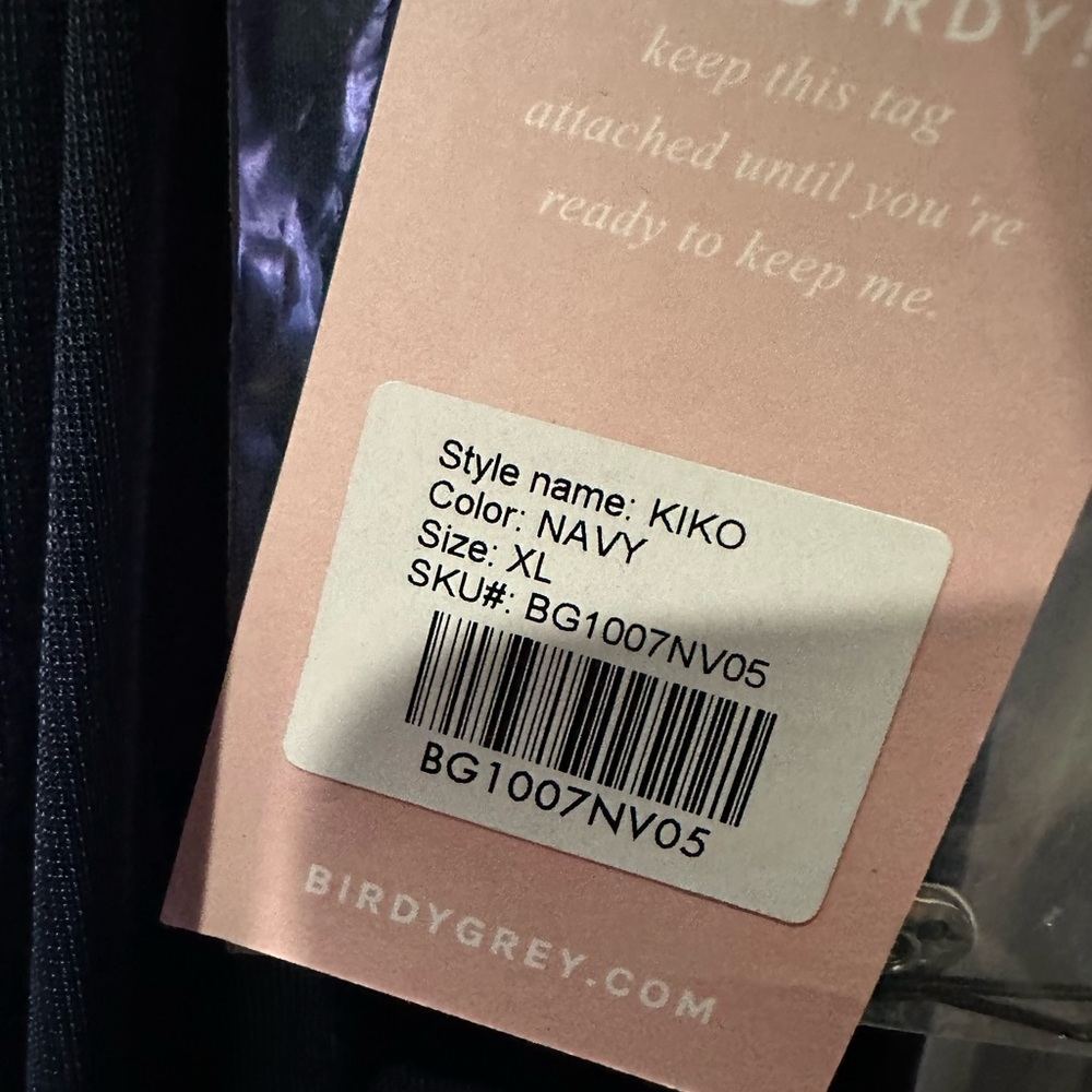 Birdy Grey KIKO DRESS MESH NAVY XL NEW NWT WEDDING BRIDESMAID - Picture 5 of 6